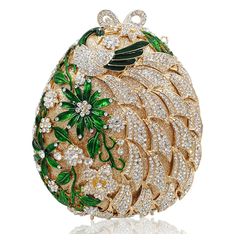 colorful Crystal Diamond shoulder bag Women Metal Evening Clutches Bags Wedding Minaudiere Clutch Bridal Handbags Purses wallet | Багаж и