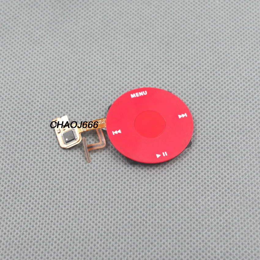 Red Clickwheel Red Center Button for iPod 5th Video 30GB 60GB 80GB