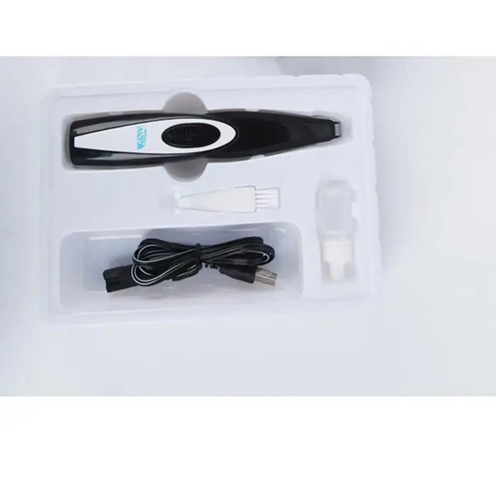 Pet Professional Grooming Tool Rechargeable Dog Hair 2.4V Home Black Trimmer 6.5W
