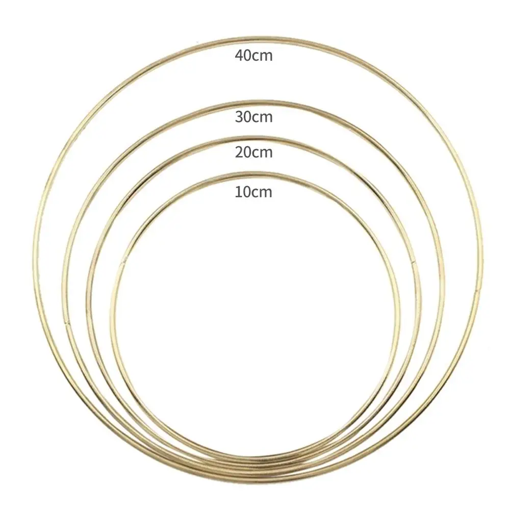 Metal Ring 10/20/30/40cm Diy Creative Iron Hotel Dreamcatcher Ring Round Ring Props Hoop Macrame Craft Home Decorations Hanging Metal Ring 10/20/30/40cm Diy Creative Iron Hotel Dreamcatcher Ring Round Ring Props Hoop Macrame Craft Home Decorations Hanging