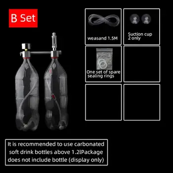 

Aquarium DIY CO2 System Generator Kit Bubble Counter Plants Diffuser Regulator K1MF