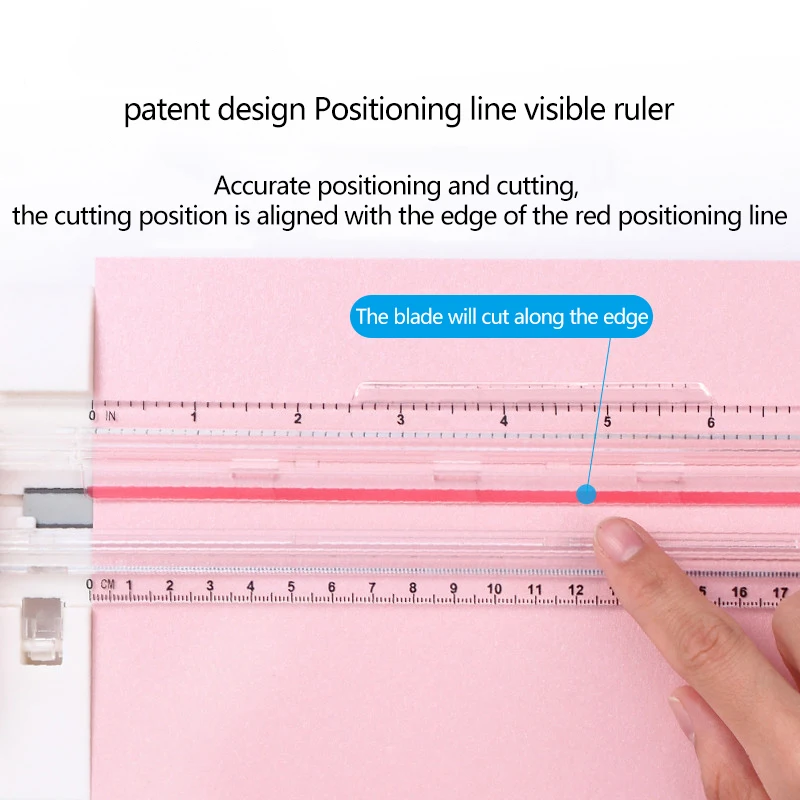 Paper Cutting Tools A4 4-in-1 Paper Cutter Trimmer Paper Cutting Machine Cutter with 4 Kinds of Blades Precision Cutting Photo Card Film
