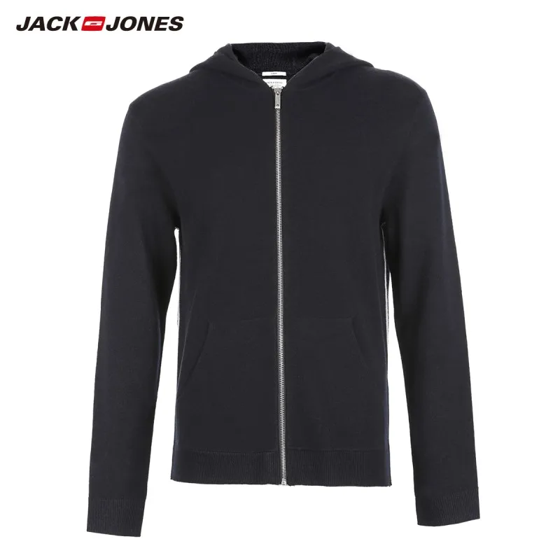 JackJones мужской шерстяной свитер кардиган пуловер Топ Мужская одежда 218425509