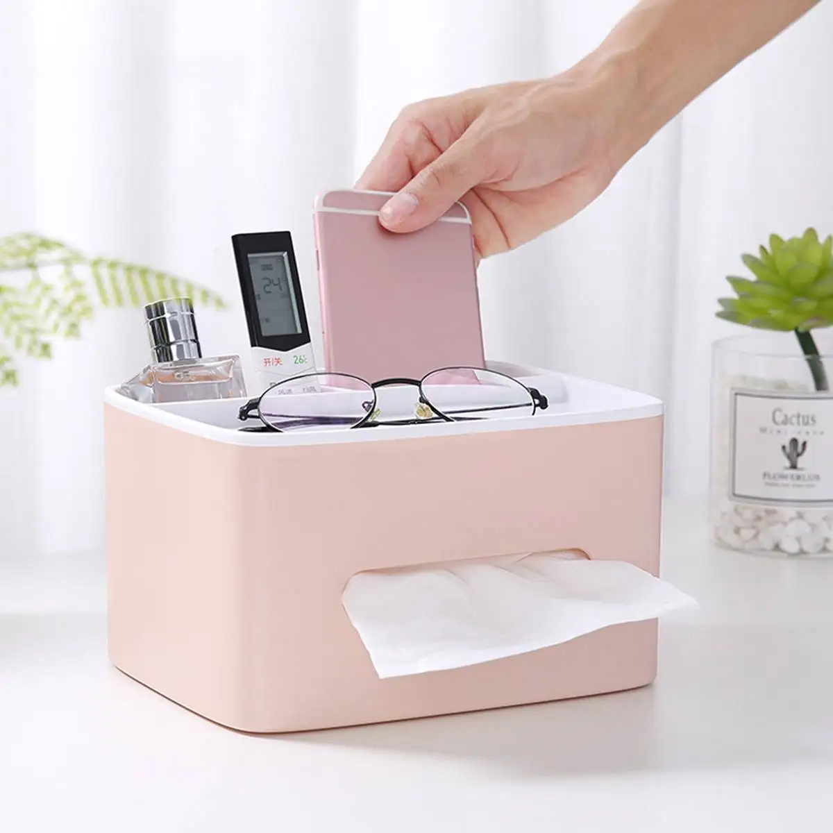 Tissue Box Обложка домашний автомобильный Настольный Органайзер держатель ручек органайзер для косметики бумажный контейнер для салфеток