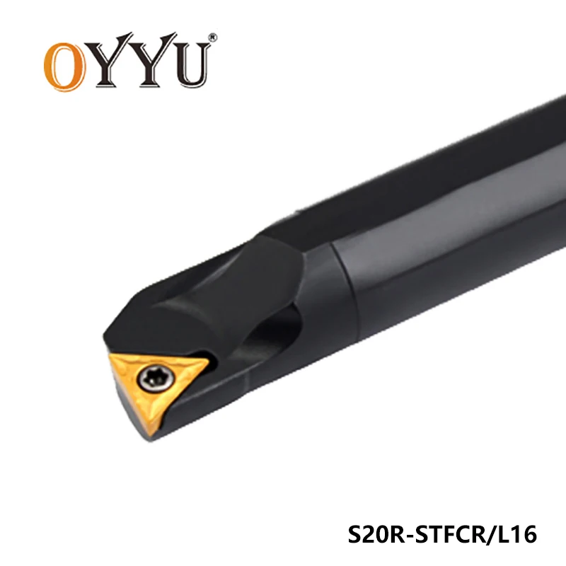 

OYYU S20 STFCL STFCR S20R-STFCR16 S20R-STFCL16 20mm Internal Turning Tool Holder Boring Bar Insert CNC Lathe Cutter Tools Holder