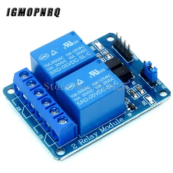 

1PCS/LOT 5V 2-Channel Relay Module Shield for ARM PIC AVR DSP Electronic 5V 2 Channel Relay Module