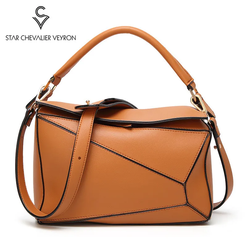 

Promotion 2019 Winter New European and American Women Shoulder Messenger Bag Fashion Splice Pillow Handbags Ladies Crossbody Bag