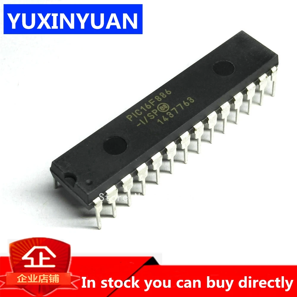 В наличии PIC16F886-I/SP PIC16F886 16F886 DIP28 IC MCU 8BIT 14KB FLASH 28SDIP 1 шт | Электронные компоненты и