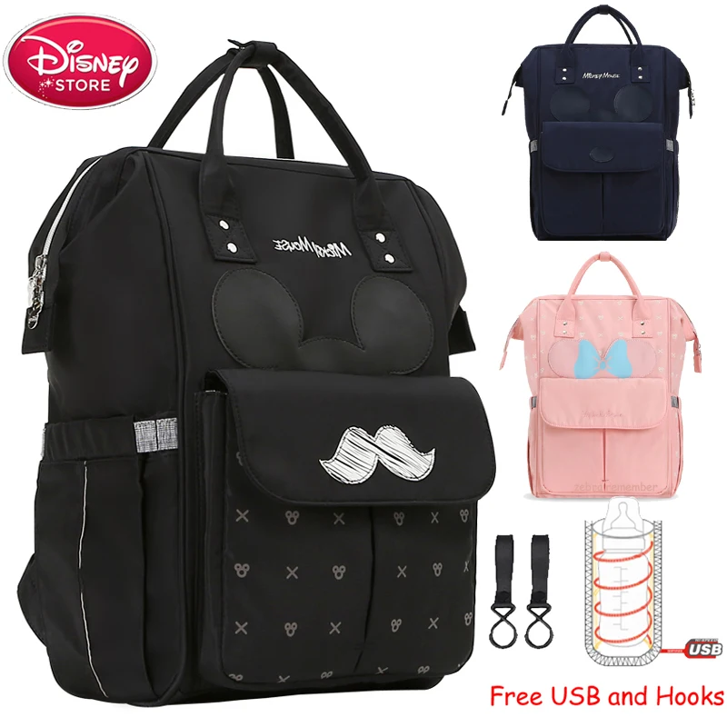 Disney Diaper Bag USB Insulation Heating Mummy Backpack Mom Baby Bag Maternity for Baby Care Travel Stroller Nappy Bag Handbag Disney Diaper Bag USB Insulation Heating Mummy Backpack Mom Baby Bag Maternity for Baby Care Travel Stroller Nappy Bag Handbag