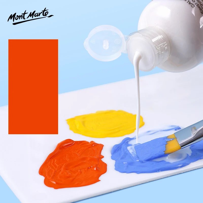 Acrylic Paint Blending Liquid Acrylic Additives Media Agent Sub-brightening Agent Oil Painting Primer Brighten Color 250ml