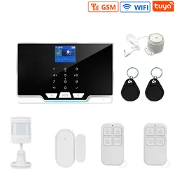 433Mhz Wifi Gsm Alarm Home Security System Wireless Kit with Motion Detector Surveillance Camera Burglar Tuya APP