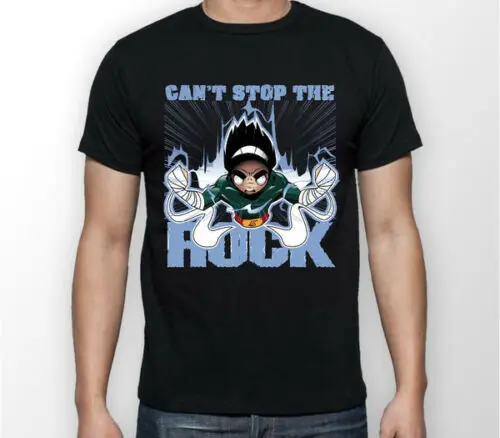 

Rock Lee Can't Stop The Naruto Anime Manga Unisex Tshirt T-Shirt Tee ALL SIZES