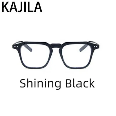 Shining Black Винтажная квадратная оправа для очков в стиле ретро, женские зеркальные очки в художественной и художественной оправе, зеркальные очки для женщин, 3327 - Цвет оправы: Shining Black
