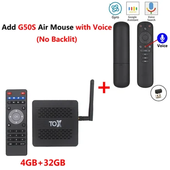 

SZBOX Tox1 Amlogic S905X3 Android 9.0 TV Box 4GB Rom 32GB 2.4G/5G WiFi HDMI(1.4 and 2.0 ) 1000M LAN 4K HD Media Player Vs x3 Pro