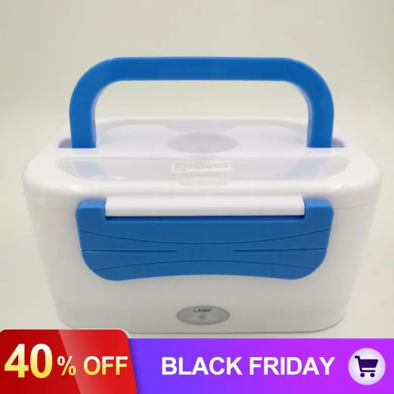 

110 - 220V 1.25L Portable Electric Heated US Plug Heating Lunch Box Bento Box for An Office Worker