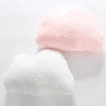 

Cloud shape pillow throw pillow solid color candy Plush decorative cushion home office sofa chair back