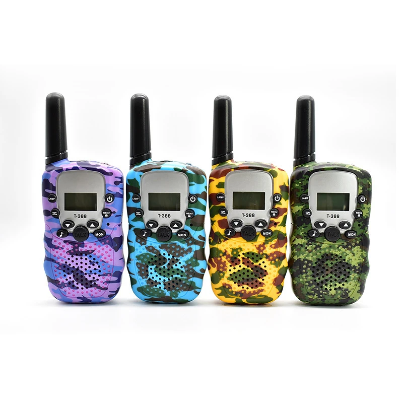 2022 New Kids Walkie Talkie Celular Handheld Transceiver Highlight Phone Radio Interphone 3KM Mini Talkie Walkie Toys Gifts 6