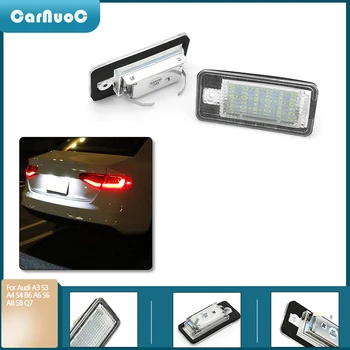 

LED Lighting Bulb Car License Plate Lights Number Plate Light For Audi A3 S3 8P A4 B6 B7 A8/S8 8E 8H RS4 Q7