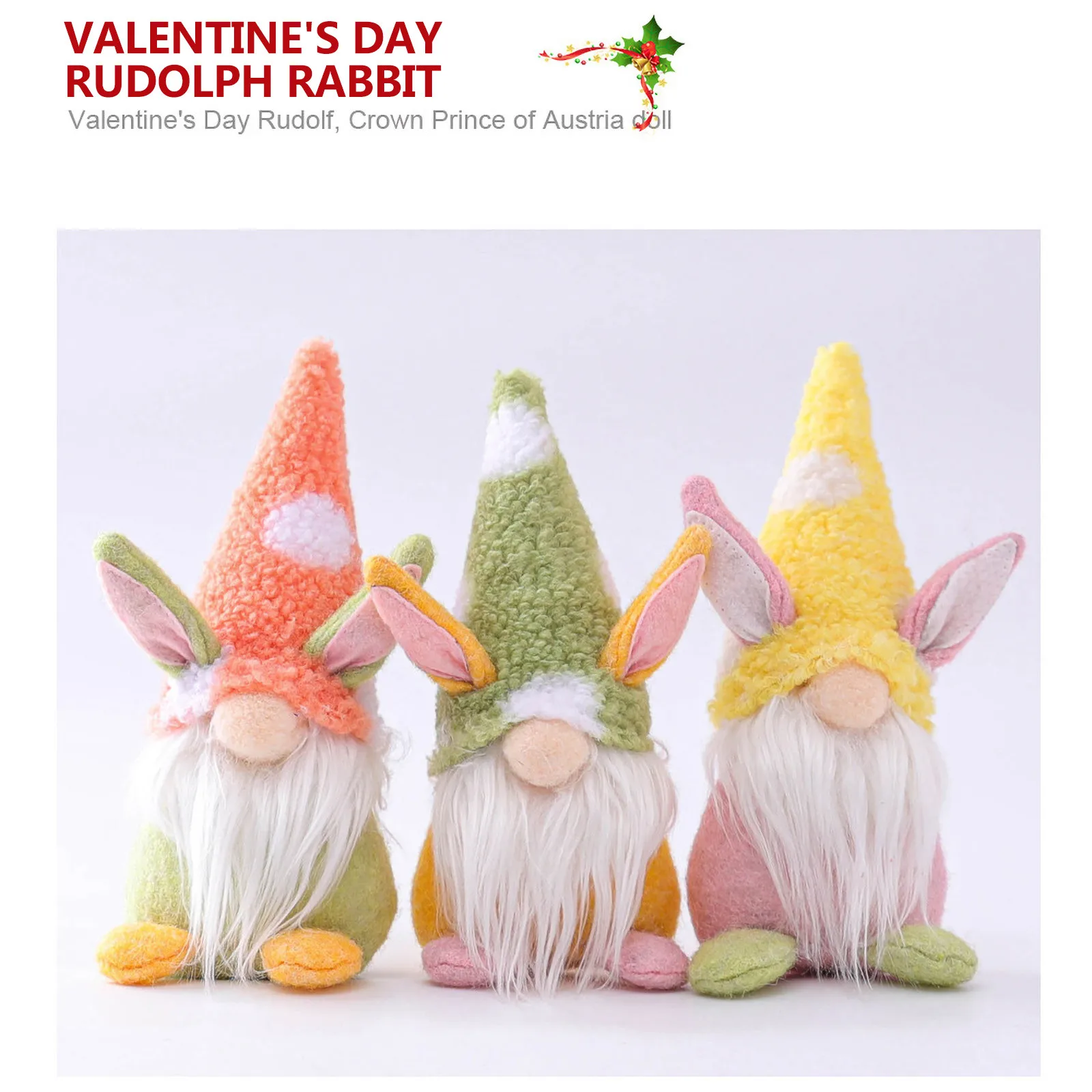 Hot Sale toys for children Easter Faceless Doll Decorations Room Desktop Decoration Standing Post For Valentine's Day#4 | Игрушки и