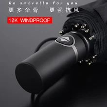 Best Price Three-folding Automatic Umbrella Rain Women Golf Umbrellas Windproof Men Gift Black Coating 12K Parasol Luxury Car Large Best Price Three-folding Automatic Umbrella Rain Women Golf Umbrellas Windproof Men Gift Black Coating 12K Parasol Luxury Car Large
