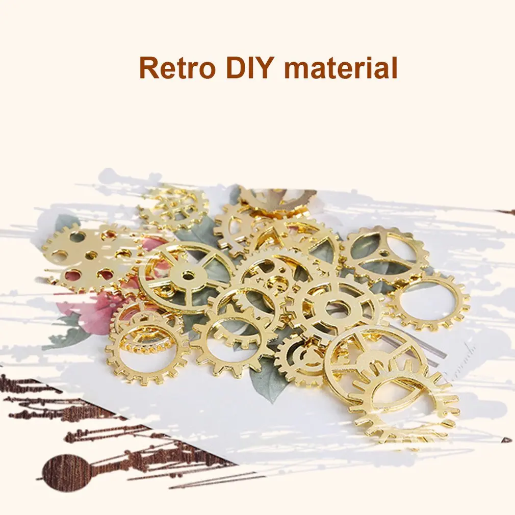 100G/Bag Durable Use Mix Styles Metal Steam Punk Steampunk Gears Diy Alloy Jewelry Accessories Diy Accessories