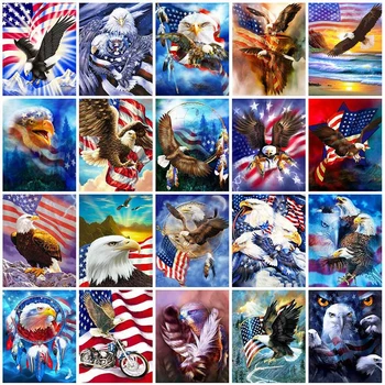 

Evershine 5D DIY Diamond Embroidery Eagle Diamond Painting Cross Stitch Animals Full Square Rhinestone Mosaic Home Decoration