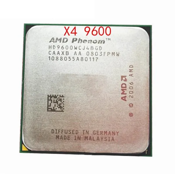 Процессор AMD Phenom X4 9600 четырехъядерный (2 3 ГГц/2 Мб/95 Вт/2000 ГГц) Разъем am2 + Бесплатная