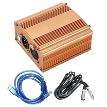 48V Usb Phantom Питание Usb2.0 кабель двойной разъем микрофонный для мини