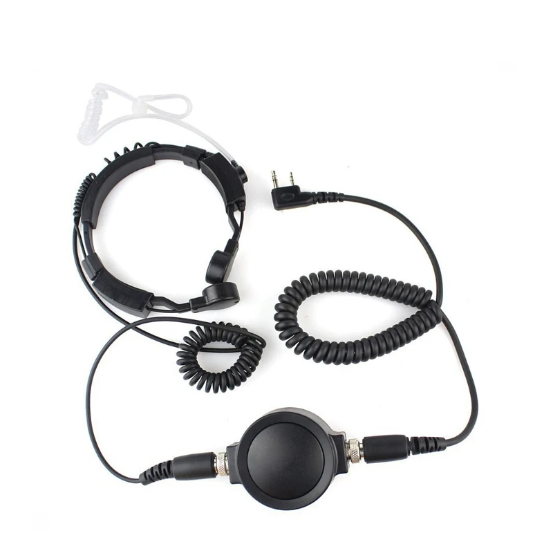 

Heavy Duty Tactical Headset Mic, Military Throat Microhone, Fit for Kenwood Baofeng, UV-5R, HPA, HYT, th-uv8000d, PX-777
