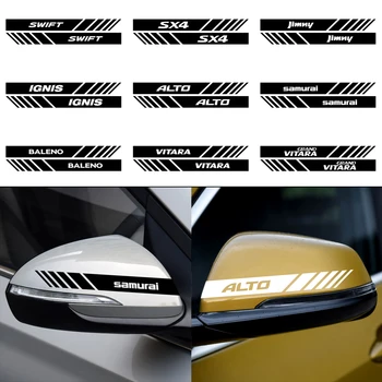 

Car Styling Reflective Rearview Mirrow Sticker sport Decal For Suzuki Swift SX4 Jimny Ignis Alto Samurai Baleno Vitara Grand