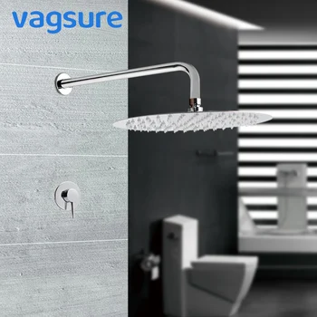 

1set Shower System 1 way 2 ways 3 ways Brass Shower Faucet Mixer Valve Chrome 304 Stainless Steel Shower Head Waterfall Rain Tap