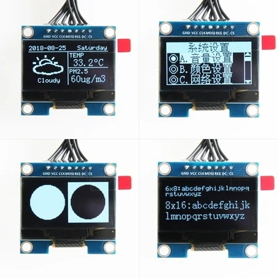 10 шт. 1,3 дюйма синий oled-модуль SSD1106 Привод IC совместим с SSD1306 IC 128*64 IIC/SPI интерфейс