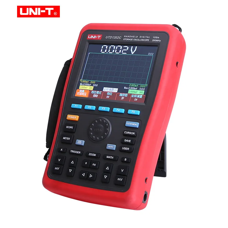 UNI-T UTD1202C UTD1102C UTD1062C осциллограф Ручной цифровой осциллограф 2CH 200 МГц полоса пропускания 1GS/s частота дискретизации 1.8ns