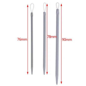 

3pcs/set Big Eye Nylon Wire Knitting Needles Yarn Sewing Needles Apparel Sewing & Fabric Art Craft Wool Thick Knitter