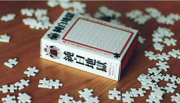 White Головоломки 1000 шт. алмаз известный мировой живописи маслом Дети DIY головоломки творчество представьте, деревянные игрушки для взрослых - Цвет: White