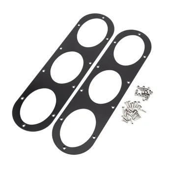 

Rear Bumper Diffuser Panels Air Diversion Aluminum Alloy Black Part 2pcs
