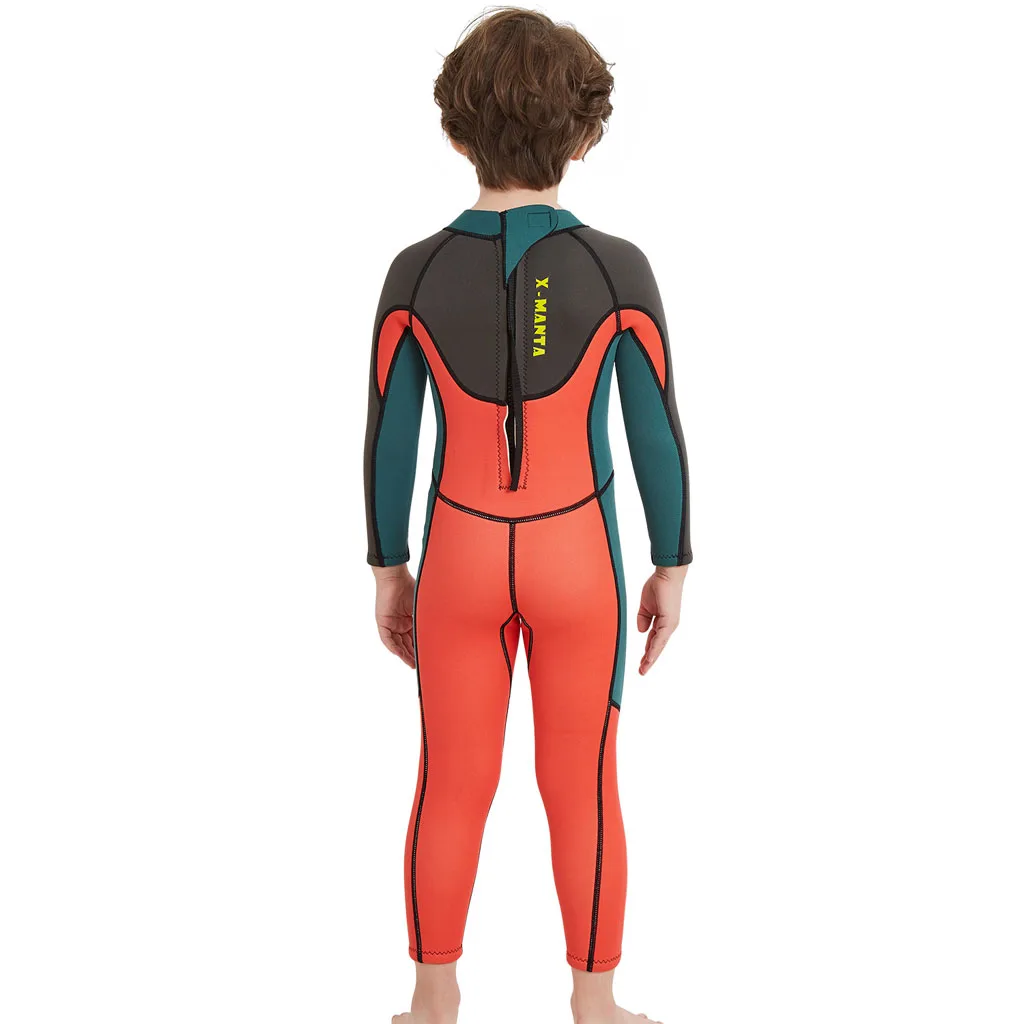 Kids Wetsuit Youth Full Diving Suit Thermal Swimsuit 2.5 mm Neoprene Suit Boys and Girls - Select Sizes S/M/L/XXS/XS