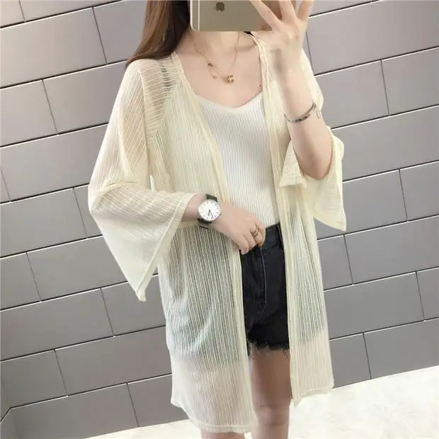 Лето 9231 длинный тонкий кардиган 32,1/f, 6 ряд 2 полки