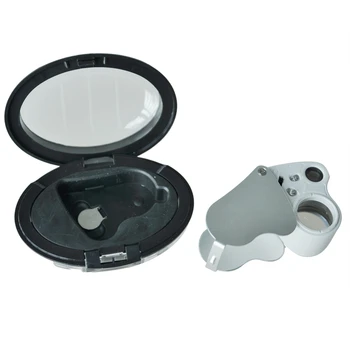 

Jeweler's Lighted High-Power Eye Loupe 30 & 60X LED