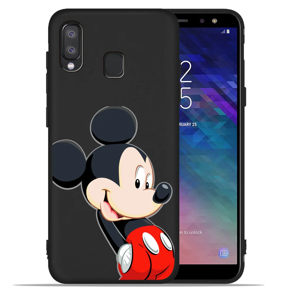7 Мягкий Черный Силиконовый ТПУ чехол для samsung Galaxy S8 S9 S10 Plus Coque Etui Микки Минни для samsung S6 S7 Edge S10 Lite чехол - Цвет: 7