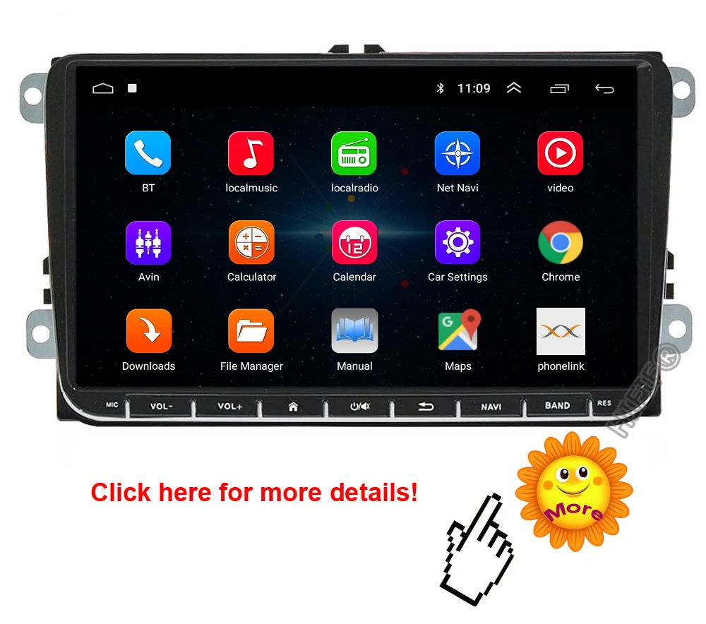 2 Din Android 9 автомобильный мультимидийный навигатор навигация для Amarok Фольксваген VW Passat B6 golf 56 Skoda Octavia 2 Superb 2 Seat Leon radio
