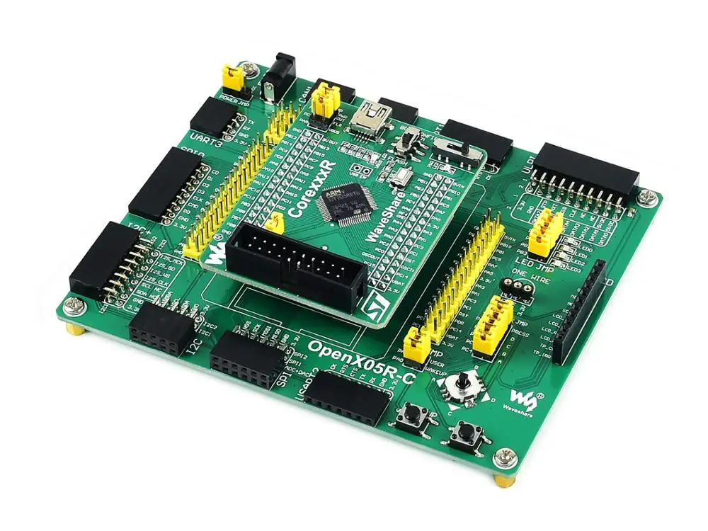 Waveshare Open205R-C посылка STM32 STM32F205RBT6 ARM Cortex-M3 макетная плата с 7 шт. различными функциональными модулями кабелей