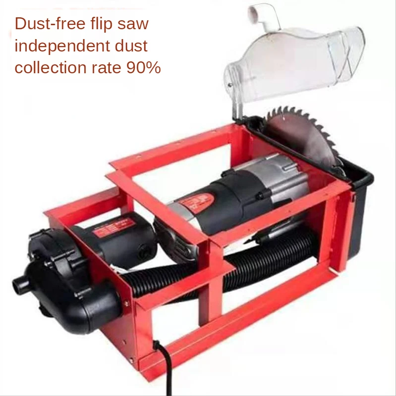 9 Inch Woodworking Dust-Free Saw Small Table Saw Flip Cutting Saw Plasterboard Cutting Board Electric Saw