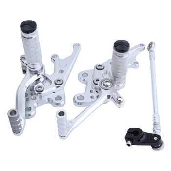 

CNC Motorcycle Adjustable Rearset Foot Pegs For Kawasaki Ninja ZX14R 2006 2007 2008 2009 2010 2011 Motor Accessories Aluminum