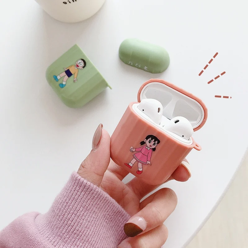 Силиконовый чехол funda для airpods 1/2, чехол с милым рисунком, Роскошный чехол для Apple air pods 2, беспроводной чехол для наушников