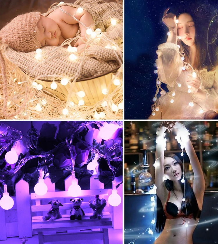 10m 100LEDs led string ball light garden fairy lights hallowen led chain holiday decorations xmas lighting