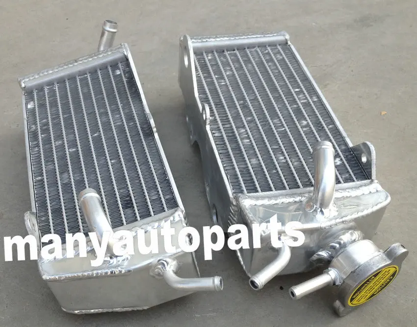 Алюминий радиатор+ синий шланг радиатора для Yamaha YZ125K YZ125L 1983 83 2-х тактный двигатель