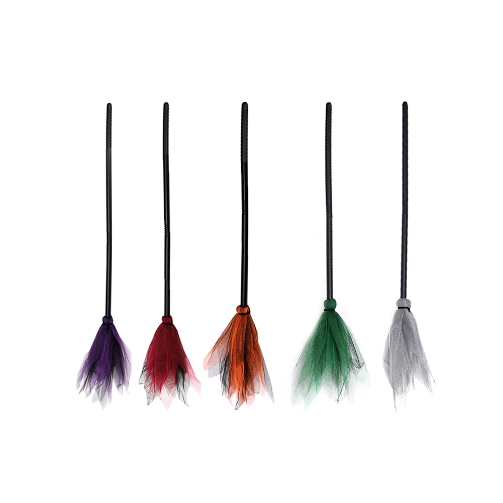Kit Décoration Noël,Balai De Sorcière D'halloween Avec Cordes Légères, Accessoire De Balai En
