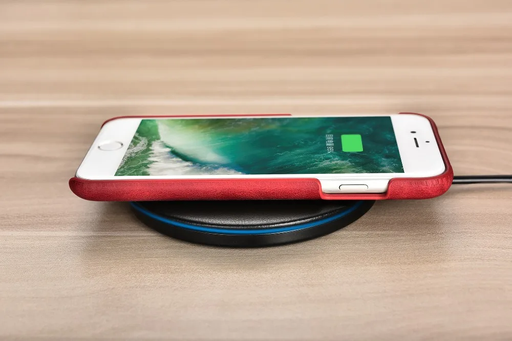 Icarer бренд чехол для iPhone 8 съемный чехол-бумажник из натуральной кожи Подходит для iPhone 7 с застежкой слот для карт чехол-книжка и подставка