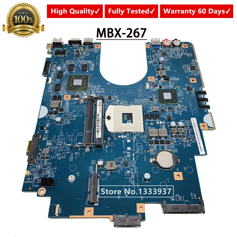 discount  MBX-267 A1884310A Main board 48.4MR05.021 For Sony SVE171 SVE1711F1EW SVE17137CX MBX-267 Laptop Mot